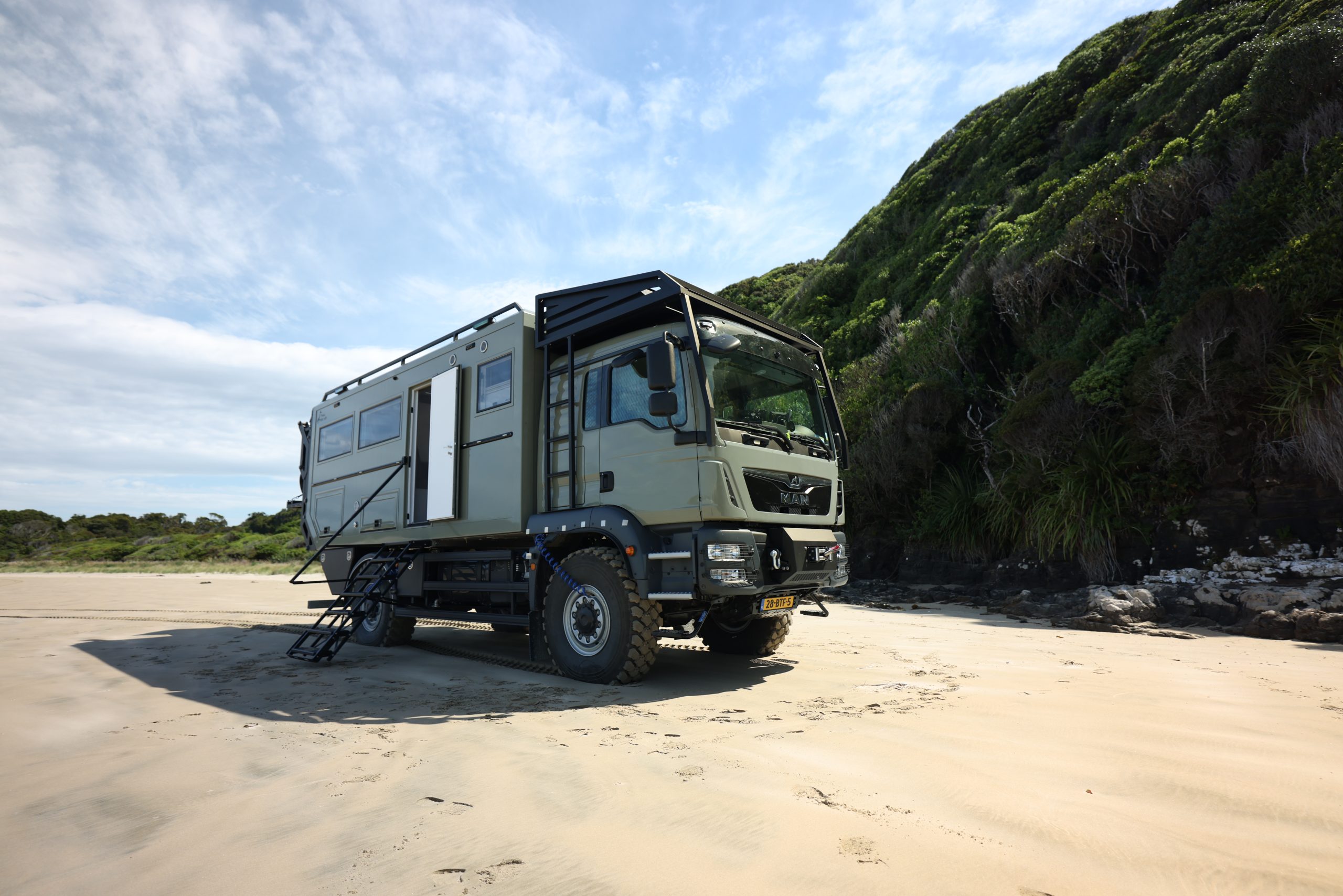 Vrachtwagen camper